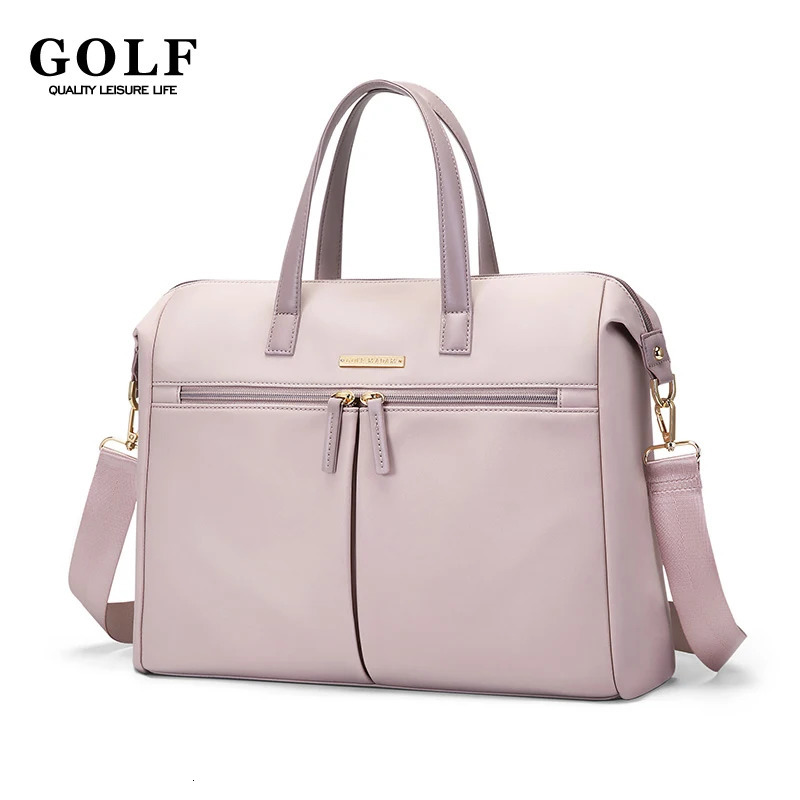GOLF Womens Business Bags Briefcases Laptop 15 Inch Bag Handbag Lady Casual College Shoulder for Women Trend 241029