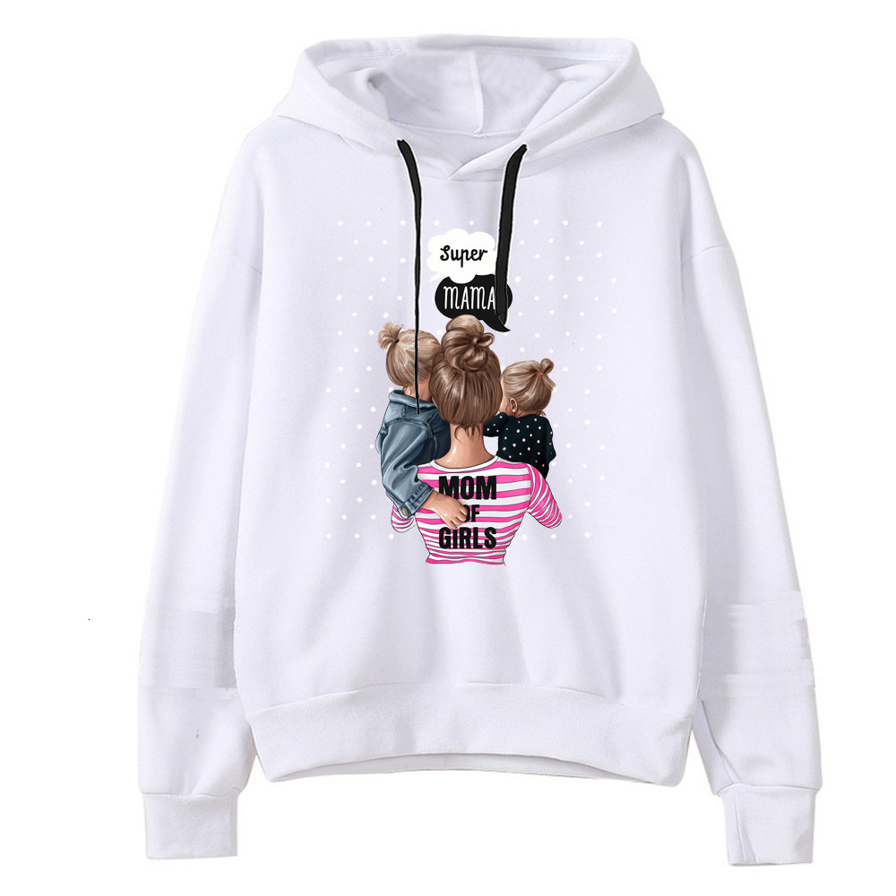 New designer's new white hooded sweatshirt with Windows print cartoon fashion hoodie