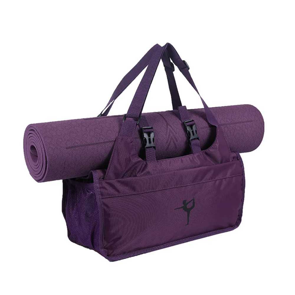 Multifunctional Waterproof Fitn Yoga Bag For Women Sport Gym Shoulder Yoga Mat Storage Bags Outdoor Training Pack Without MatXJ241106