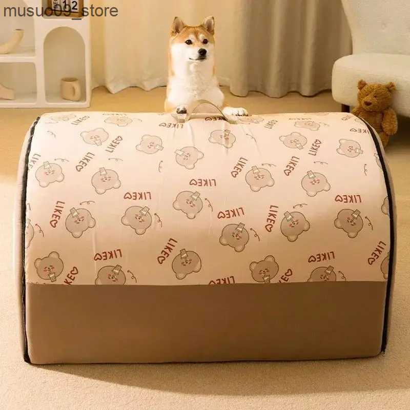 kennels pens New Dog House Warm Winter Dog House Mat Detachable and Washable Dog Bed Nest Deep Sleep Tent Suitable for Medium and Large sized Dog Hous
