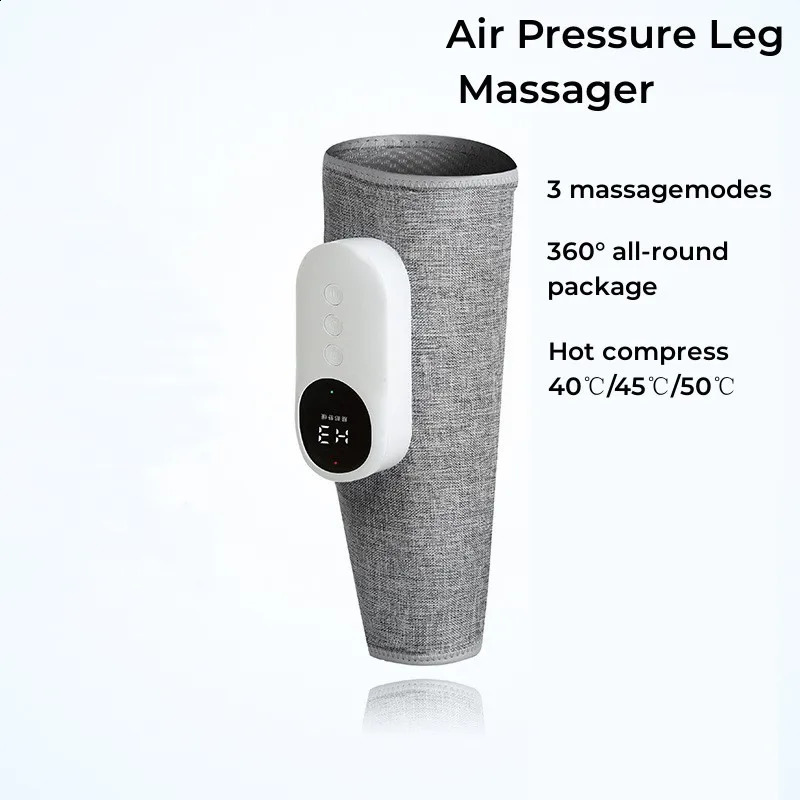 Electric leg massager charging calf air compression massager with three massage modes height and knee 360 ° all-round packaging 241105