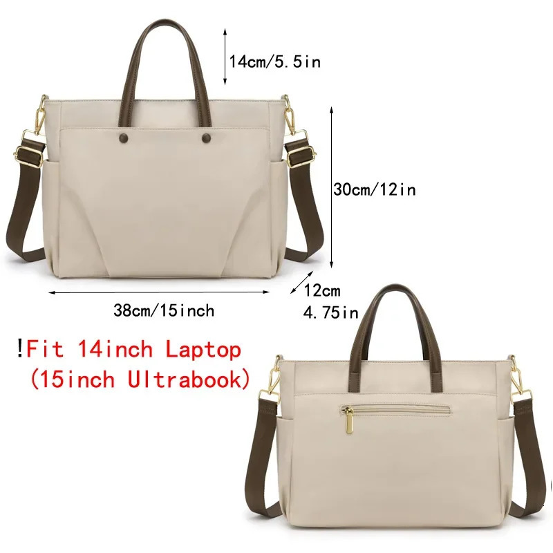 Briefcase Office Laptop Neutral Fashion Briefcases Bags Female Handbag Document Women Men Book Bag 241029