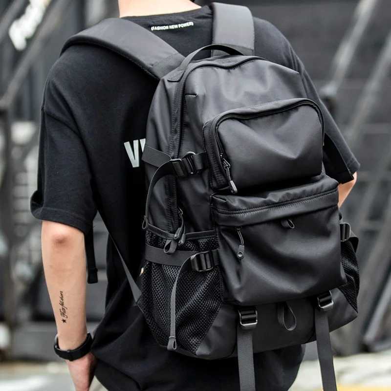 Travel Backpack Fashion Light Weight Large Space 15 6 Inch Laptop Bag Outdoor Waterproof School for Men 241106