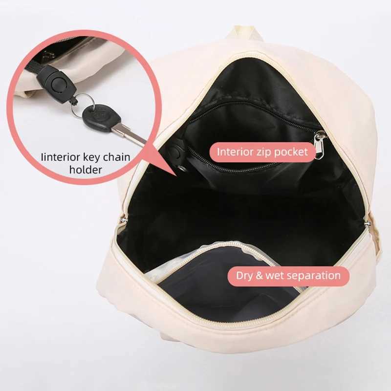 Gym pack Swimming Travel Bag for Women Men With Shoes Pocket Dry Wet Bag Outdoor Pool Beach School Fitn Training Yoga BagXJ241106