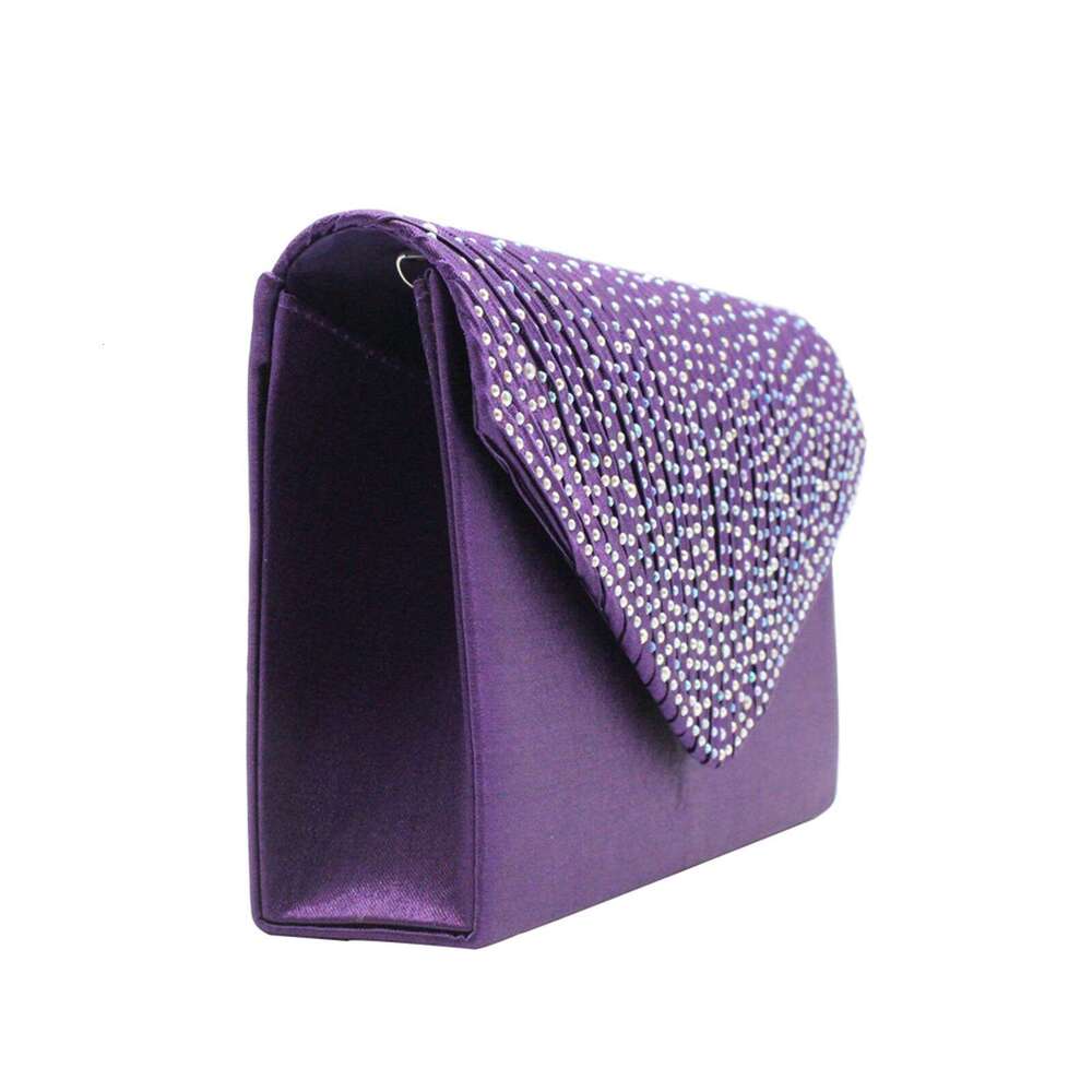 Designer Bag Women's Fashion Elegant Silk Belt Drill Clutch Evening Prom Handbag Purse Women's Stylish Backpack Mochilas Femeninas New
