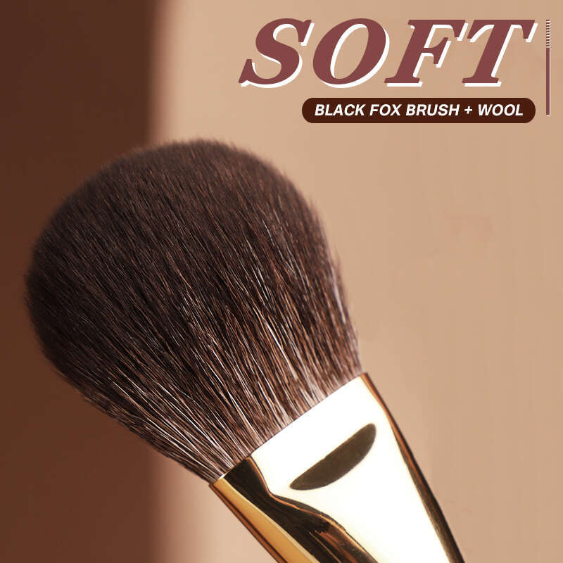 CHICHODO Brush-Urious Golden Autumn 10Pcs Brushes Set-High Level Fox&Goat&Synthetic Hair Professional Makeup Tools