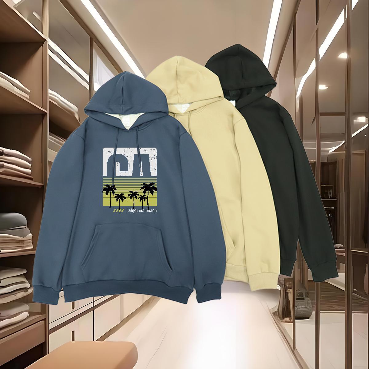2024 Designer Hooded Sweatshirt Hoody Female Hoodie Plus Size Custom 350g Cotton Breathable Drawstring Sports Casual