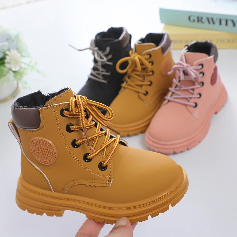 Kids Boots for Boys Girls Unisex Children Fashion Ankle Boots Auutmn Winter Rubber Boots Toddlers Big Child 21-36 241106