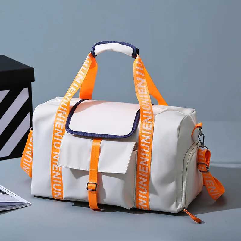 Waterproof Gym Bag Womens Fitn Outdoor Travel Bags Man Multifunctional Dry Wet HandBag Yoga Swim Sports Shoe Shoulder BagXJ241106