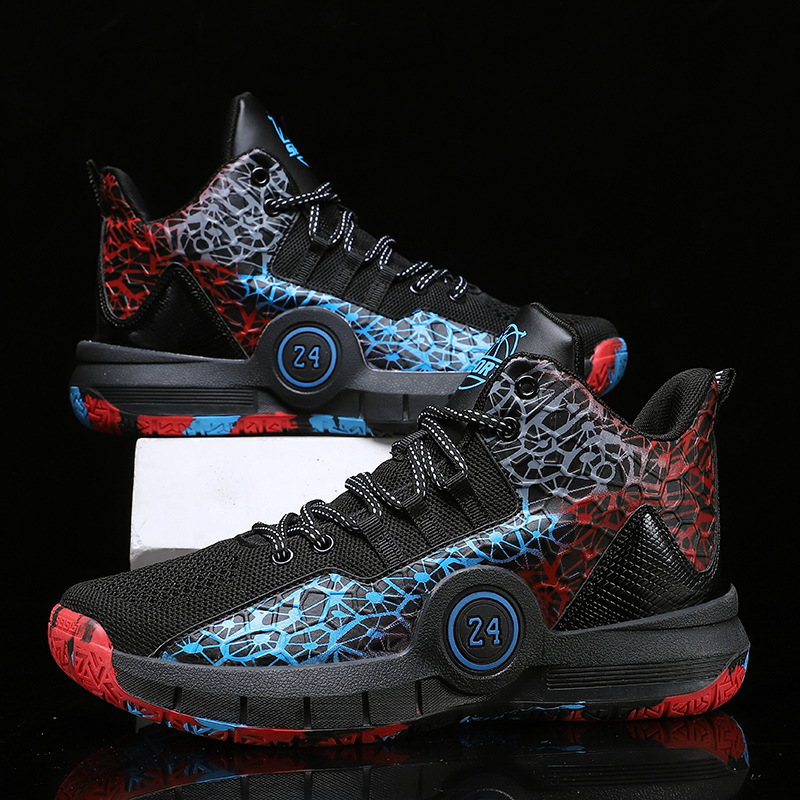 Children Basketball Shoes Original Design 2023 New Indoor Field Training Sports Shoes Comfortable Boy Basketball Shoes for Kids Free shipping