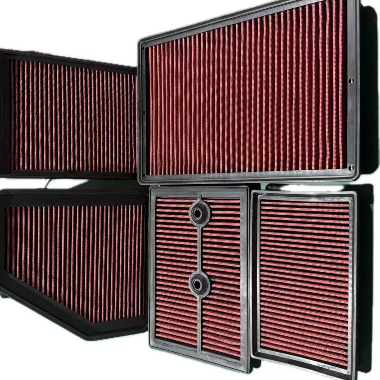 High Quality Modified Car Air Filter For Volkswagen Skoda High Flow Intake Filter To Improve Power Can Be Cleaned And Reused