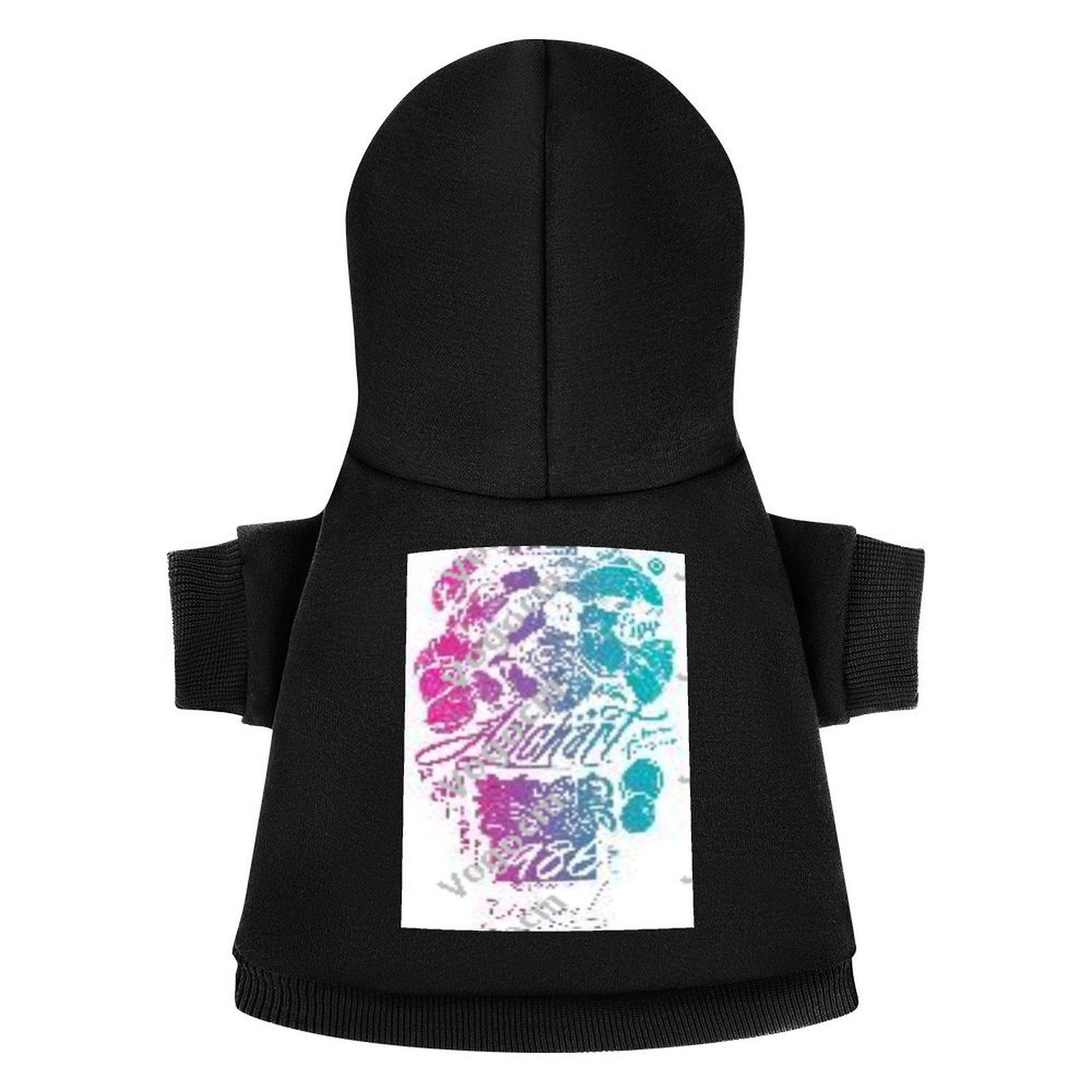 Classic Dog's Hooded Sweatshirt Breathable Hip Hop Trends Pet Hoodie Free DIY Anti-linting Free Shipping Pet Pullover Hoodie