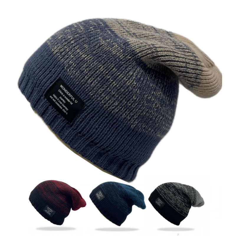 High quality design, Men's and women's neutral autumn and winter with velvet outdoor windproof ear protection knitting, woolen hat