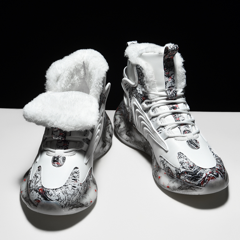 Women's boots 2025 New Slippers Warm men Shoes Waterproof Non-Slip Plush Male tenis shoes Boots Sneakers Winter