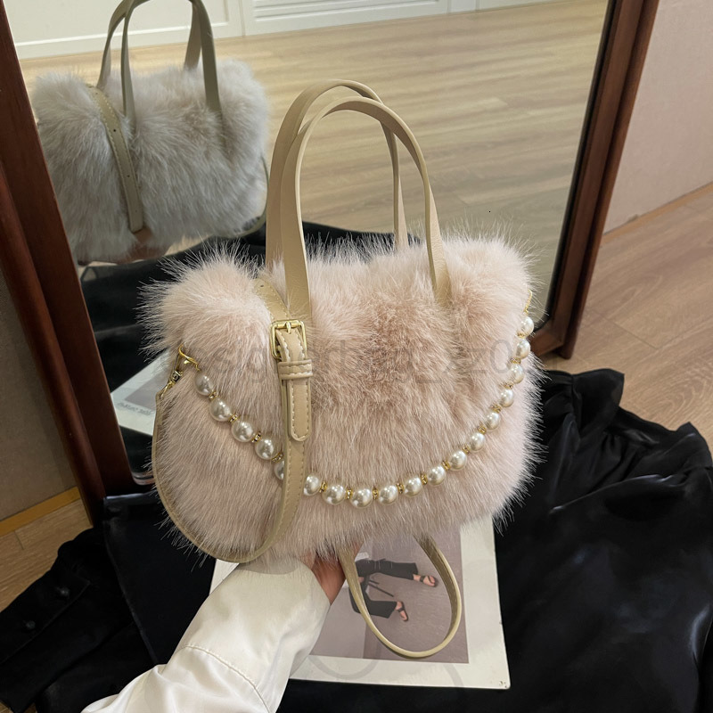 Fashion Classic Bag Designer 10a Top Nikiduncks Woman Handbagevening Bags High Pearl Handheld Shoulder for Womens New 2024 Winter Slant