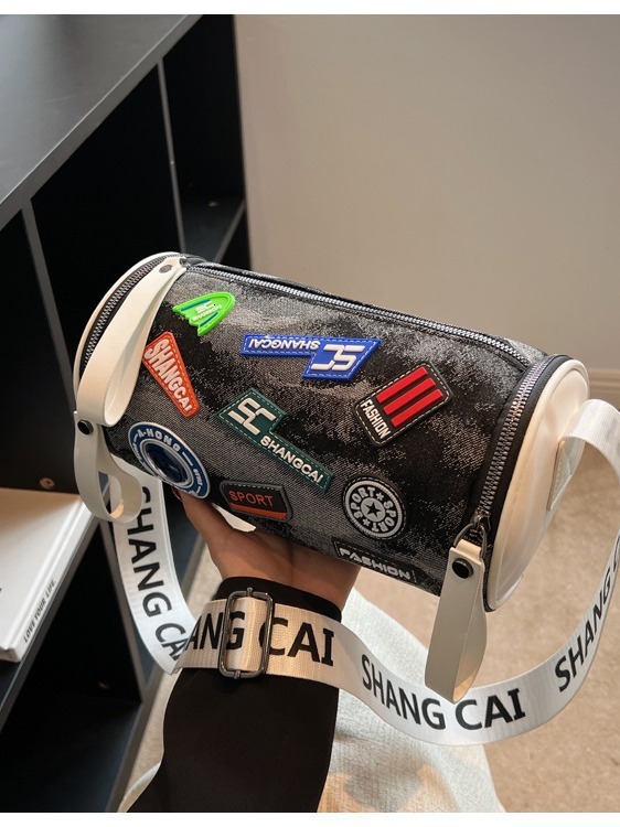 Fashion New Women's Single Crossbody Badge Cylindrical Versatile Shoulder Bag Designer Bags Handbags Women