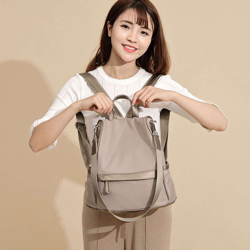 New Anti-Theft Double Shoulder Waterproof Oxford Cloth Backpack Casual Travel Bag