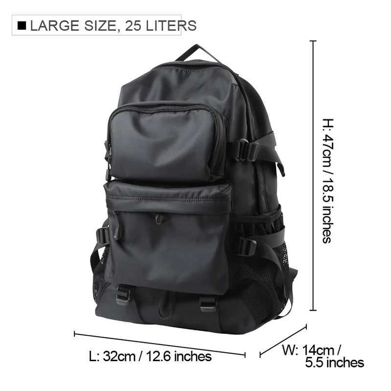 Travel Backpack Fashion Light Weight Large Space 15 6 Inch Laptop Bag Outdoor Waterproof School for Men 241106