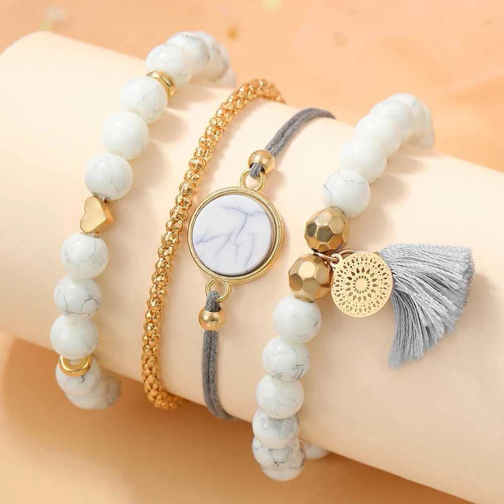 5-piece Wen Fashion Watch Casual Bracelet Watch Set Leather Simple Dial Quartz Watch X241106
