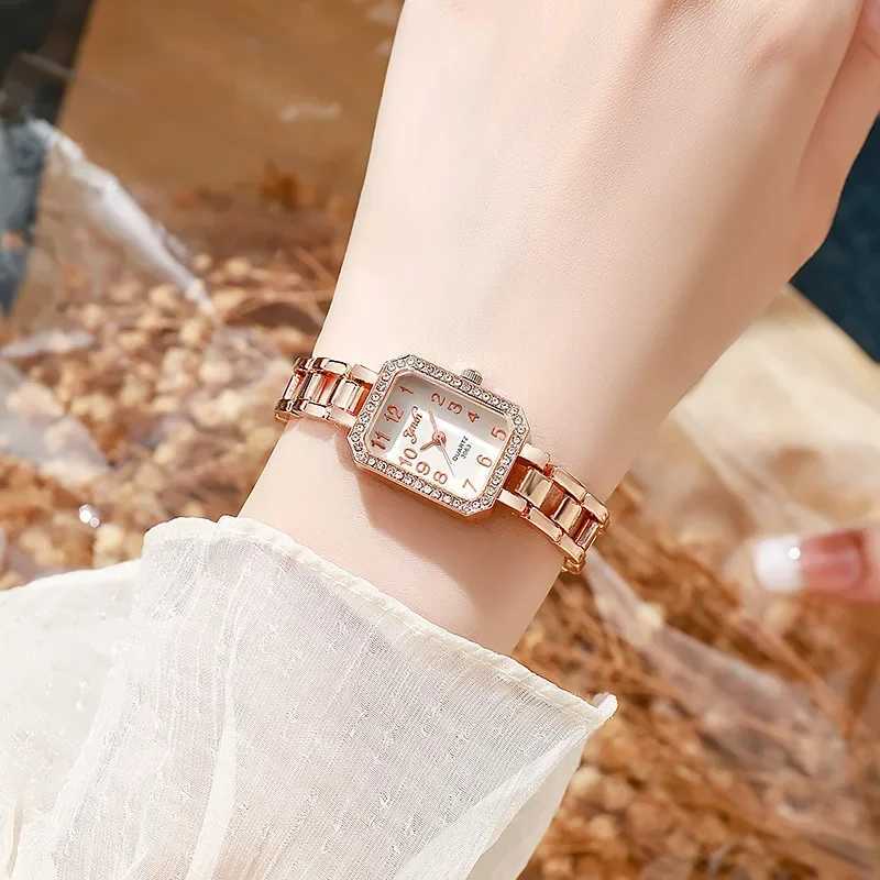 Mayzhisu Wen Watches Luxury Gold Alloy Strap Womens Quartz Watch Fashion Quality Fem Ran Sc Watch Gift X241106