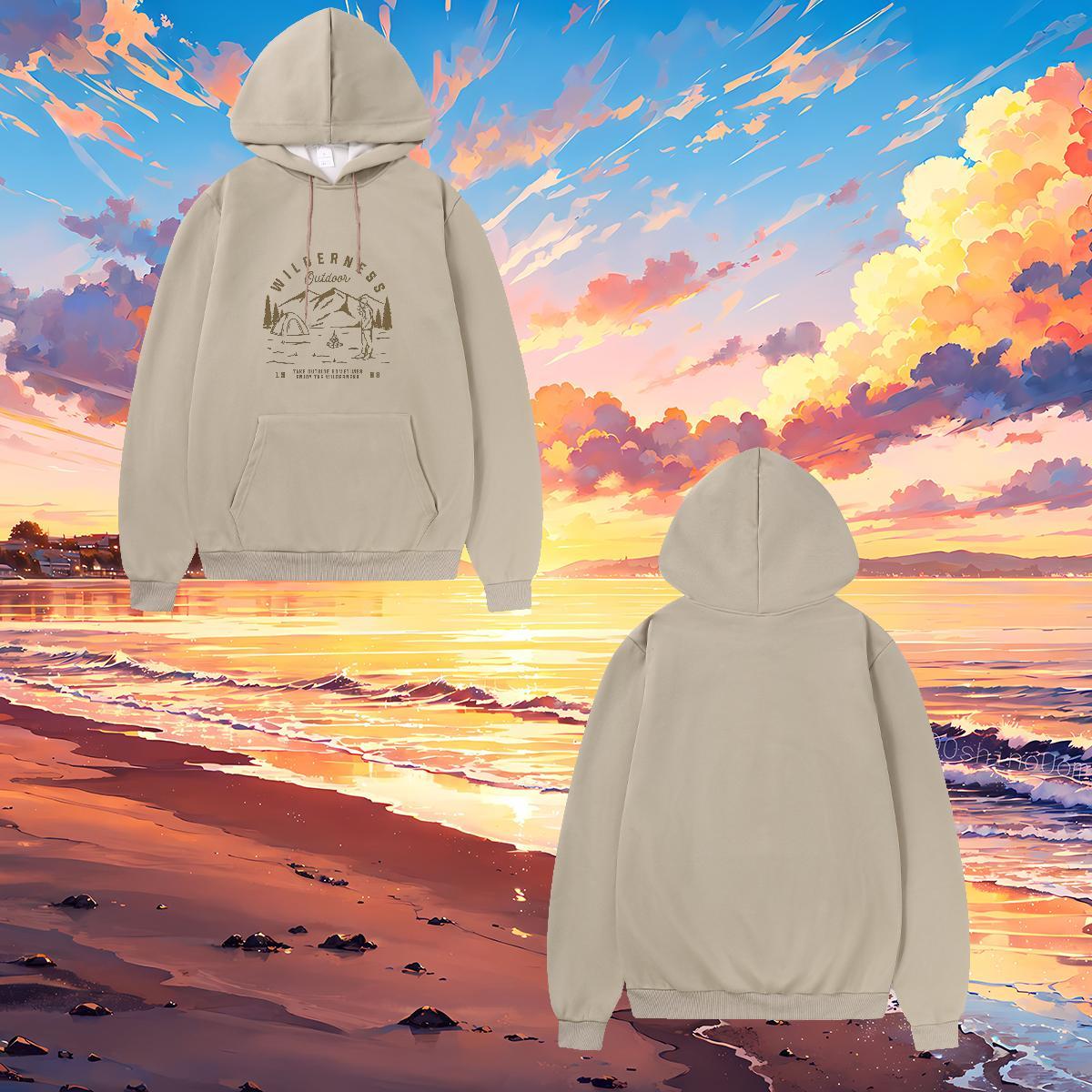Casual New Hooded Sweatshirt Hoodie Comfortable Unisex Hooded Sweatshirt Customized Thick Fleece Breathable Soft Autumn Winter Casual