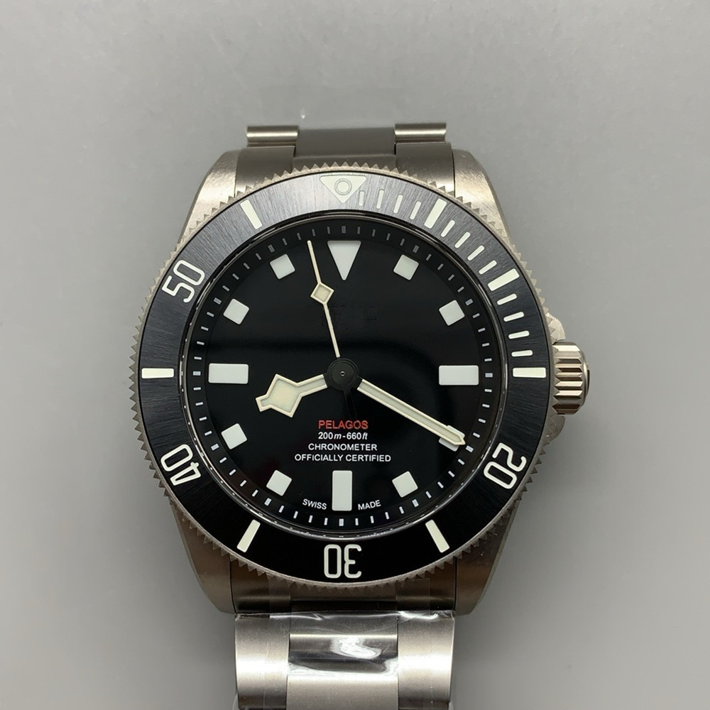 Pelagos M25407N-0001 ZF Factory 1 to 1 SuperClone 5A Quality 39mm Mens Watches Self-adjusting clasp Titanium Automatic Mechanical Clone EtA-2824 Movement Gift Box Z