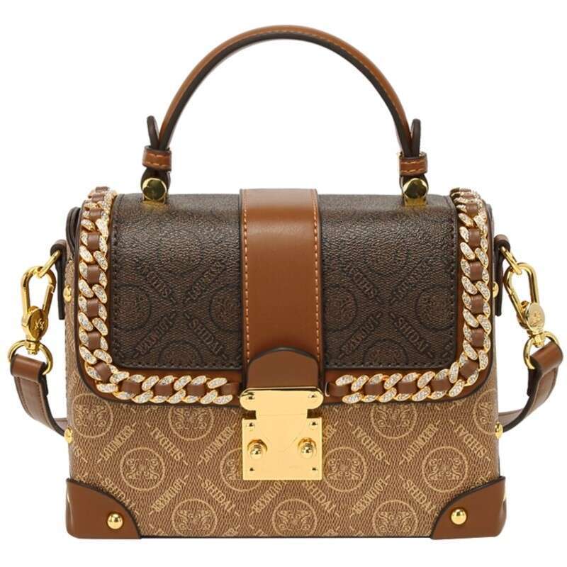 Designer Bag Women's Handbag Leather Handbag New 2024 Autumn/Winter High-End Designer Chain Small Square Bag Single Shoulder Crossbody Bag