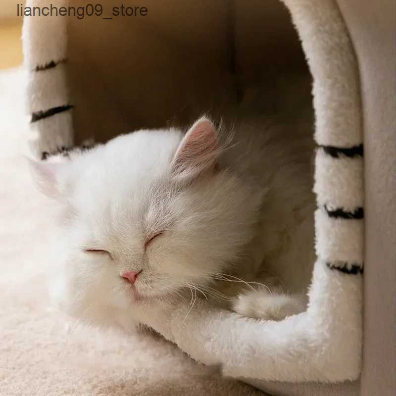 kennels pens Foldable house mattress is suitable for medium-sized dogs cats winter warm cat beds nest pet products basket pets and small dog hole sofa