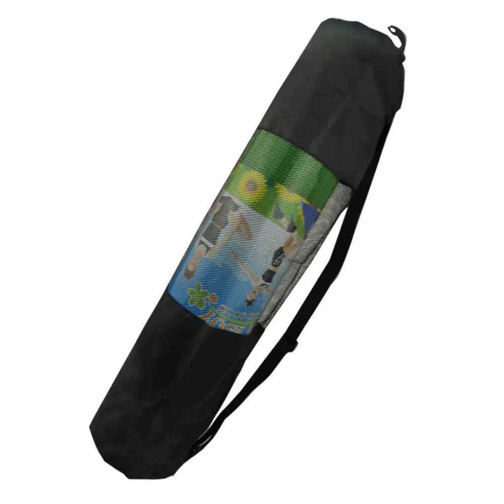 Storage Organizer Exercise Polyester Fitn Stretch Mesh Carrier Adjustab Strap Yoga Pilates Mat Bag Portab Outdoor SportsXJ241106