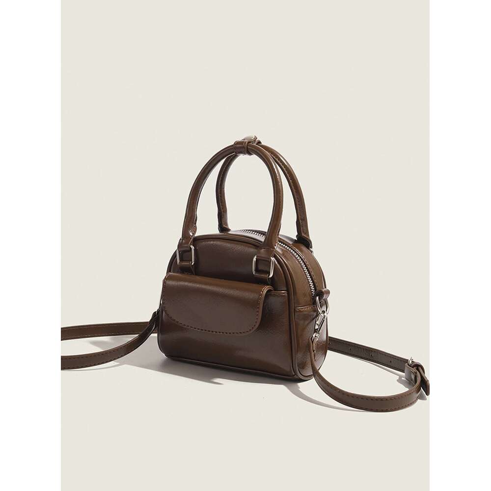 Designer Bag Korean Niche Design Handbag 2024 New Western-Style Commuting Handbag Retro Fashion Crossbody Shell Bag For Women