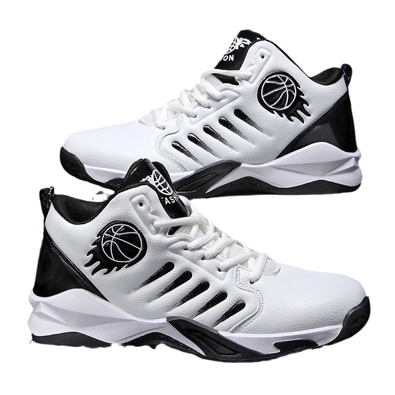 New Four Seasons Basketball Shoes Men's hot Breathable High Stretch Blue Sneakers Free shipping