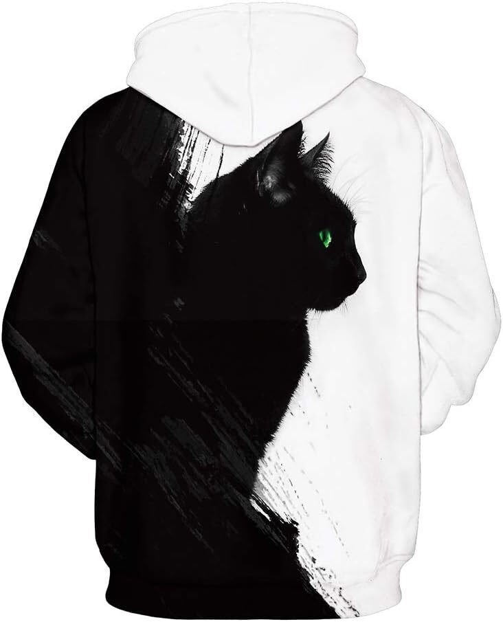 Hoodie for Mens Womens Unisex 3D Novel Hoodie Pattern Printed Pullover Sweatshirt Pocket Graphic Cool and trendy