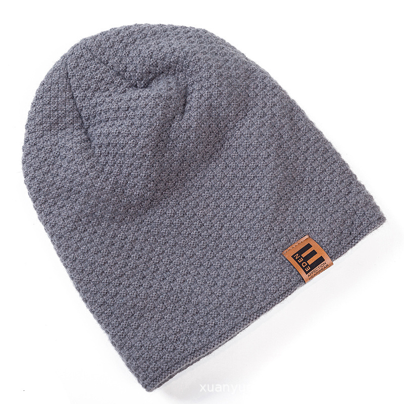 High quality design, men and women Autumn/Winter Knitted with Plush Ear Protection Woolen Thickened Pullover Hip Hop Hat