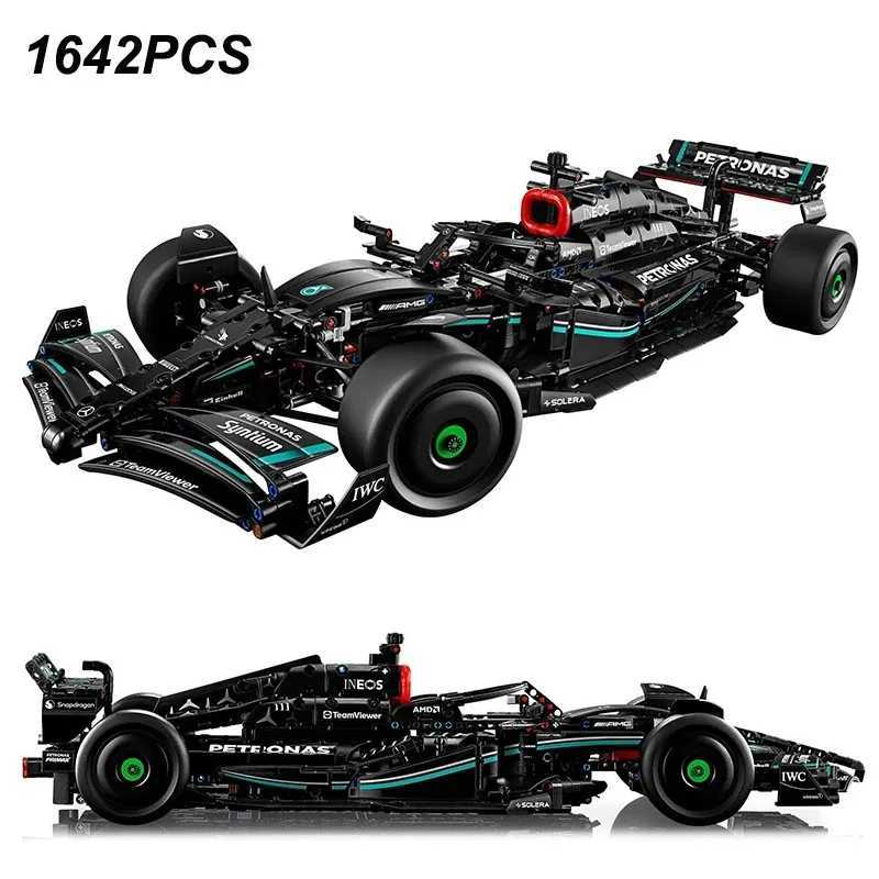 Blocks 1642 pieces of AMG F1 W14 E performance racing blocks compatible with icons 42171 childrens toy giftsY241106YQPN