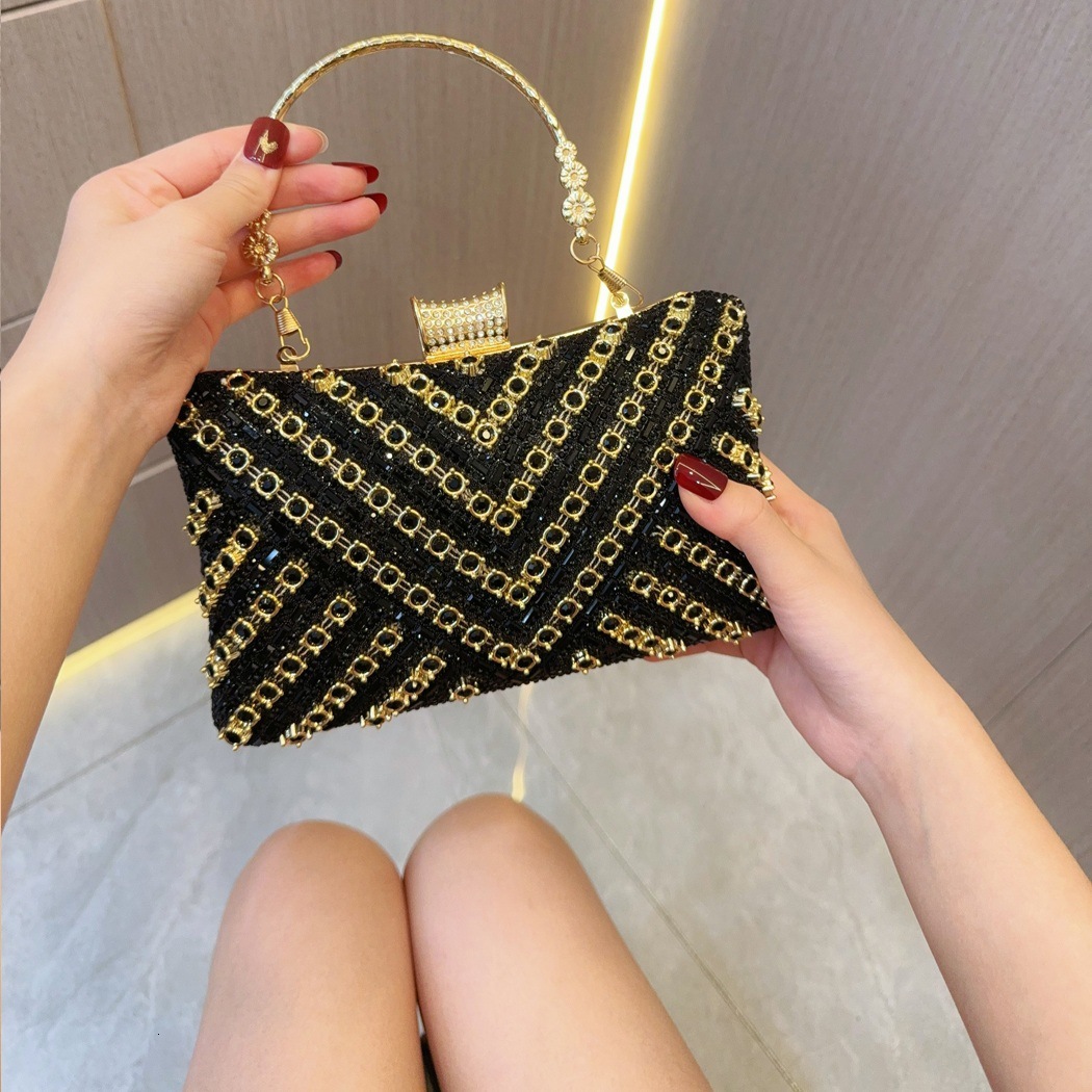 New Designer Water Oblique Cross Inlaid Dia Handbag