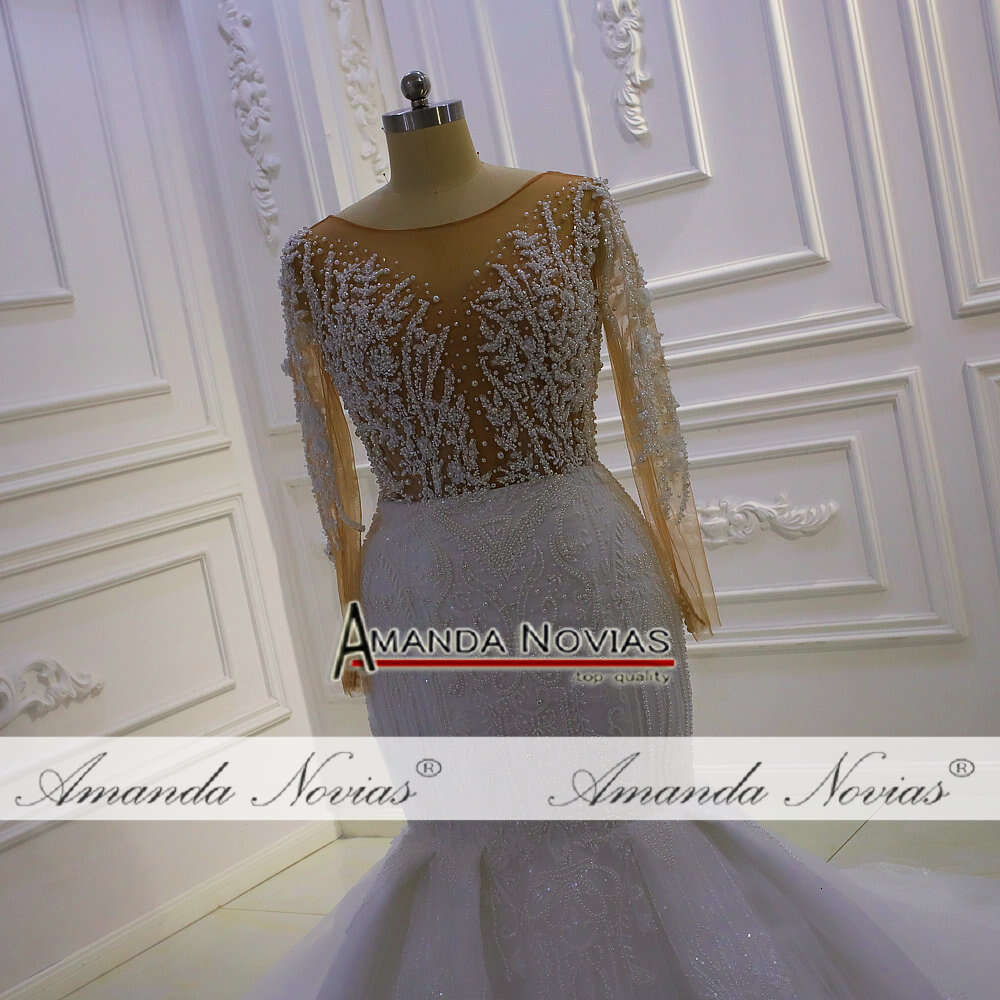V-neck New Collection Mermaid 2 in 1vestidos de novia