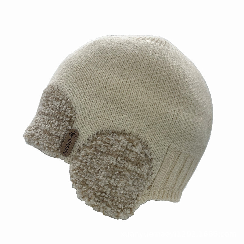 High quality design,Winter New Men's Women's Knitted with Ear Protection Cold Protection, Plush and Thick Warmth Cover Hat