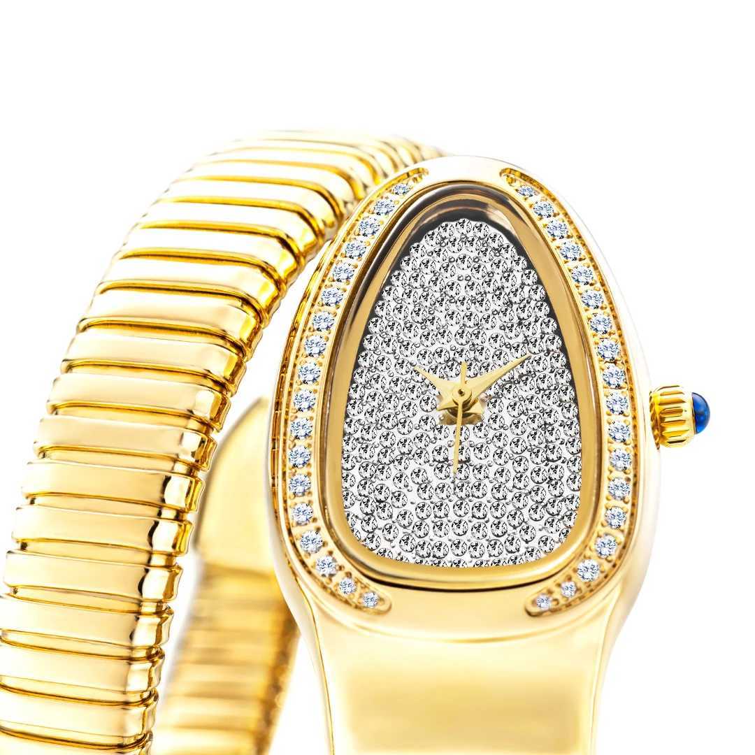 2024 Hot Wens Watches Top Brands MISSFOX Fashion and Diamond Quartz Clocks Luxury Snake Wristwatch Ladies Watch Dropsing X250203
