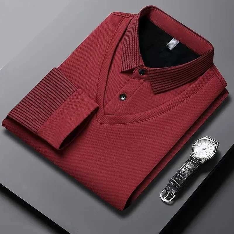 Mens new Embroidered Long Sve Wfle autumn and winter shirt high-quality luxury and fashionable business casual top W241106