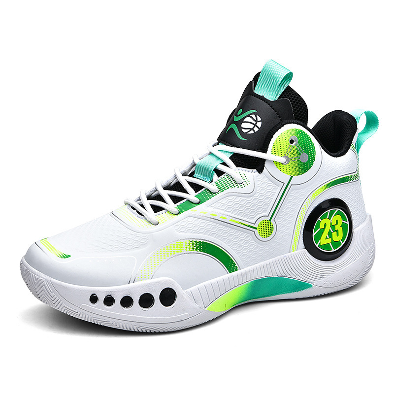 New high top basketball shoes Breathable comfortable sports shoes for men and women training athletes casual student shoes Free shipping