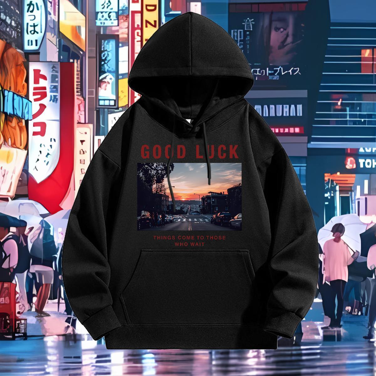 2024 Autumn Winter Hoodie Men Wholesale Men Clothes Hoodie Custom Printing Pullover Hoodie Sport Hooded Collar Breathable Warm Fleece