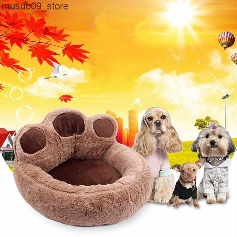 kennels pens Cute Pet Nest Cute Claw Dog House Cat Dog Soft Material Sofa Bed Dog Accessories L240910