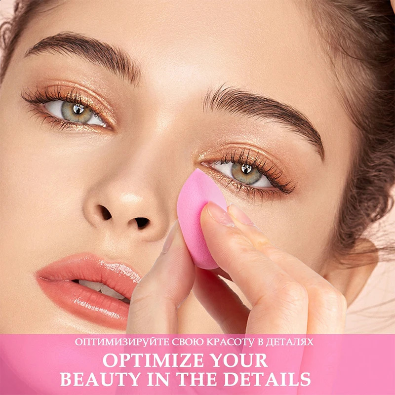 Wholesale 100 pieces of mini cosmetic sponge small cosmetic egg cosmetic powder puff basic cream concealer cosmetic mixer tools 241105