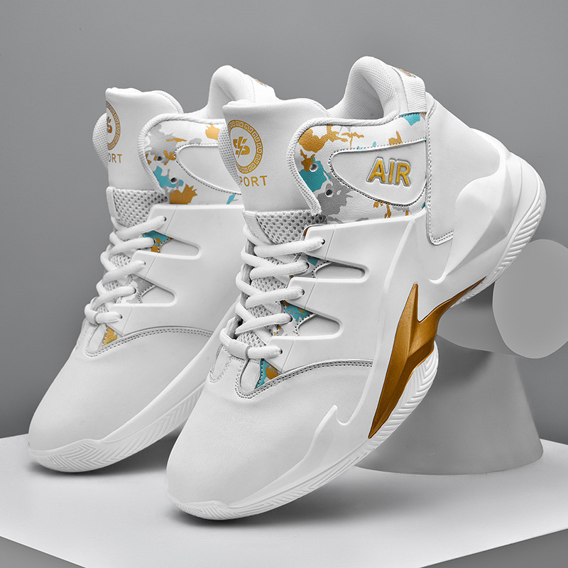 Men's basketball shoes, breathable and non slip outdoor sports shoes, walking and running basketball shoes Free shipping