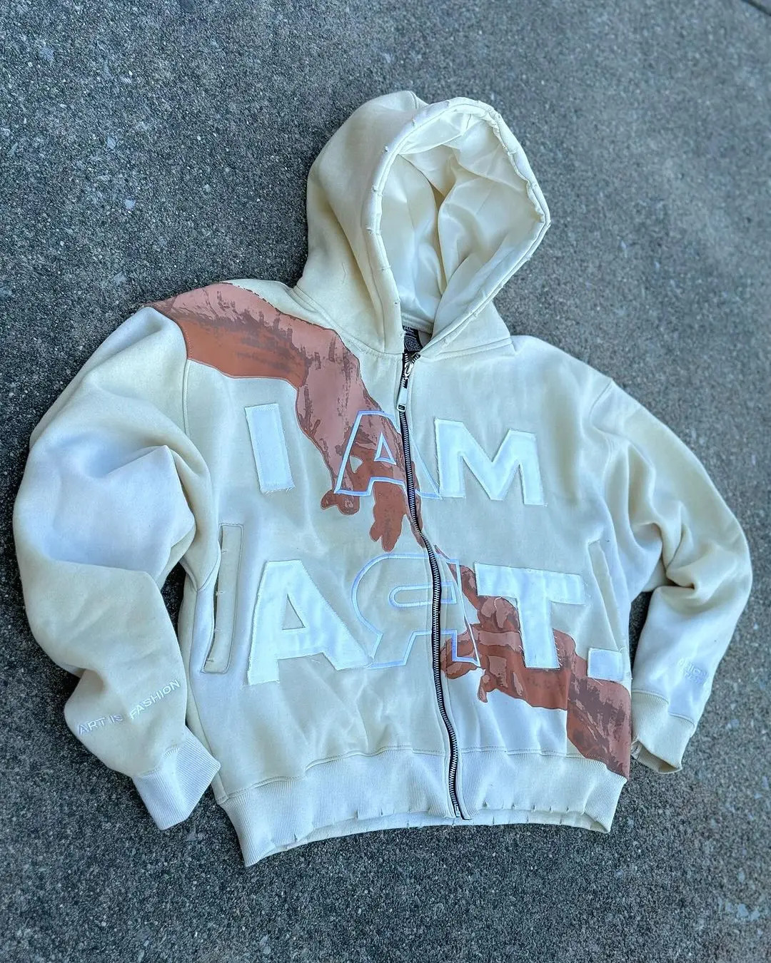 Hip hop Trendy Streetwear Y2K Harajuku American Retro bet Printed Zipper Hoodie Mens Punk Casual Color Oversized Sweatshirt 241106