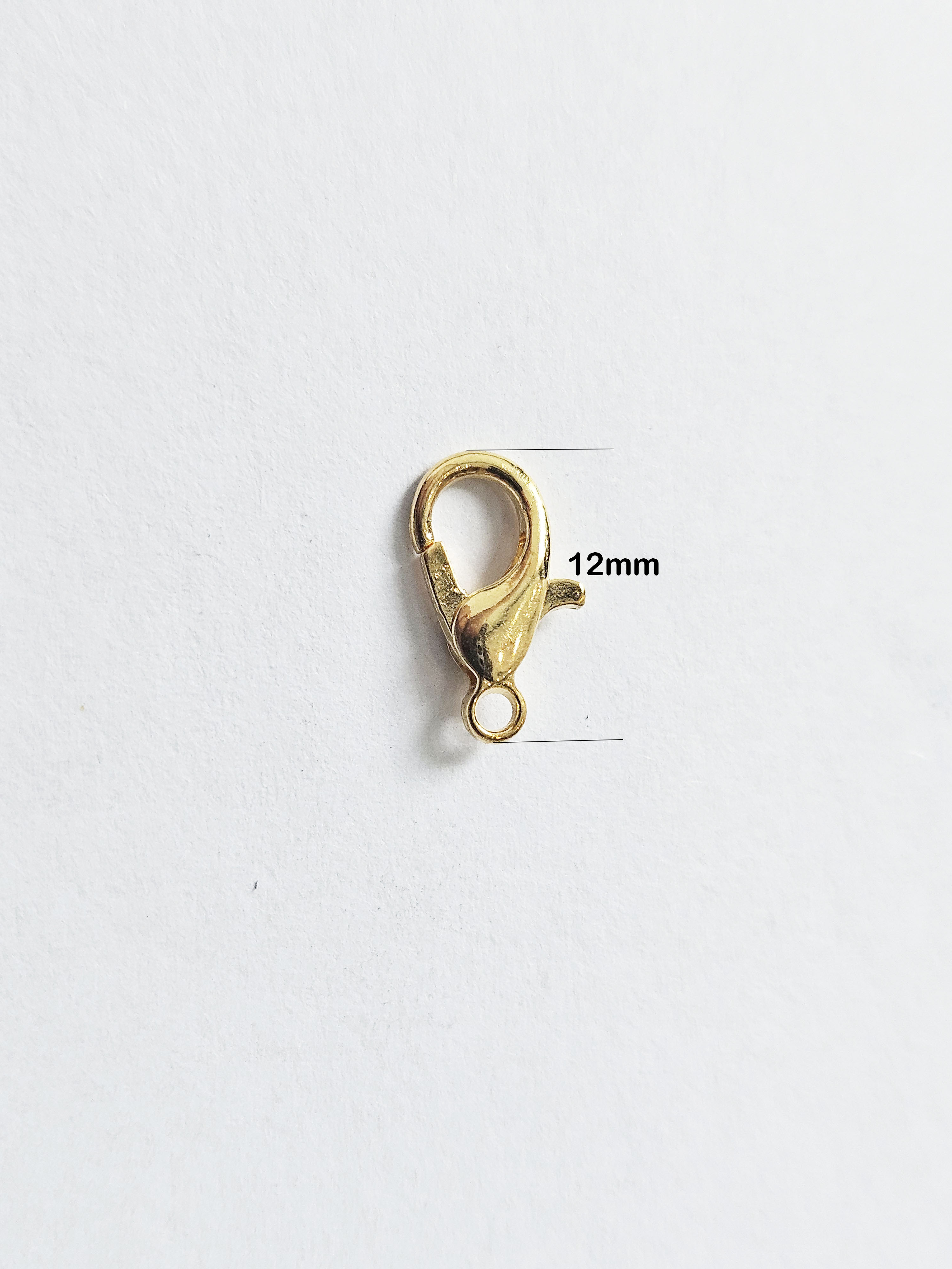 Versatile Zinc Alloy Latch Hook Key Ring Ideal for Keys & Accessories golden thousand A pack of 1000 pieces