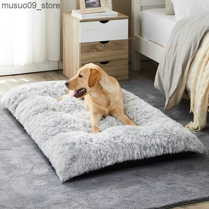 kennels pens Plush Pet Mat Dog House Autumn and Winter New Warm Cat Mat Plush Thick Pet Nest L240910