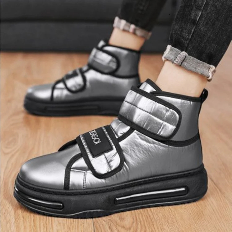 2025 New Designer Men's Snow Boots Winter Outdoor Anti Slip Snow Boots Retro Warm Sports Air Cushion Casual Men's Shoes