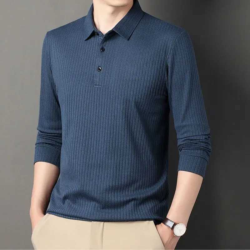 Strtwear Fashion Mens Long Sve Shirt Spring and Autumn New Basic Business Mens Korean Loose Casual Top W241106