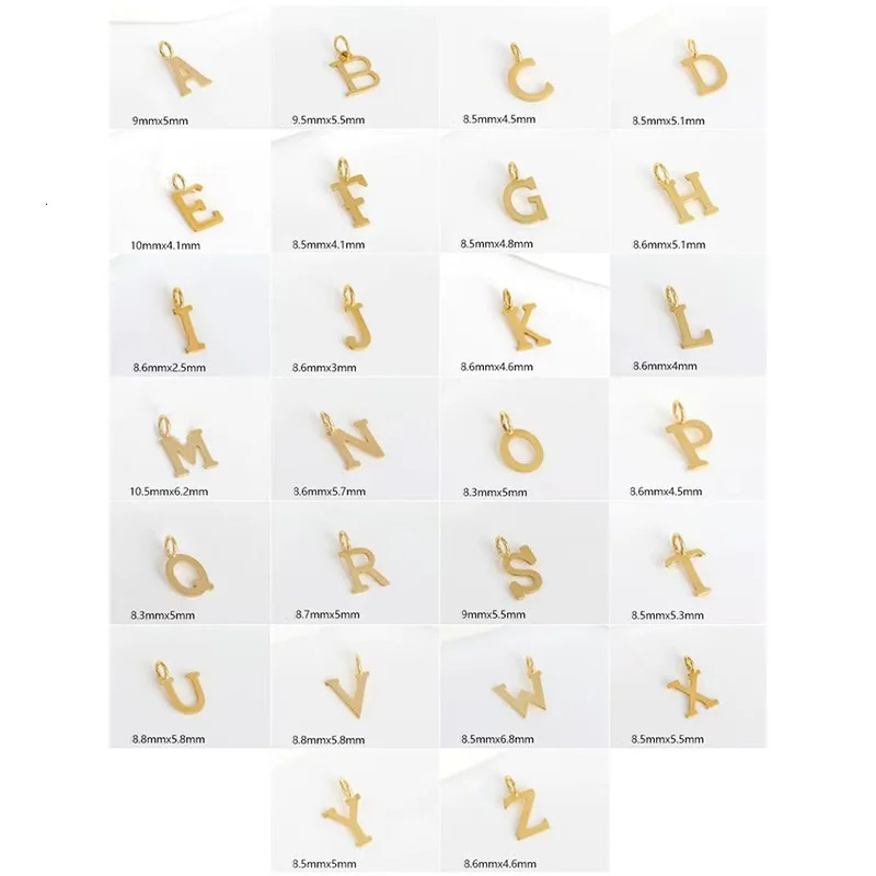 A genuine 18K gold pendant with pure AU750 letter small pendant simple and fashionable style exquisite jewelry gift for women 241106